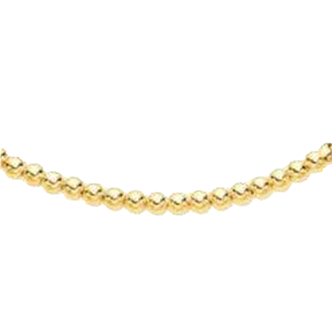 14K Gold Bead Chain (6mm)