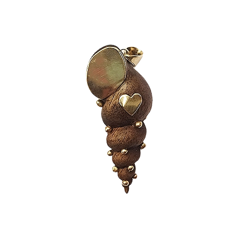 Wooden Spiral Shell