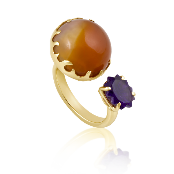 Mars + Amethyst Ring