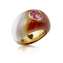 Load image into Gallery viewer, Carved Stone Ring
