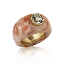Load image into Gallery viewer, Carved Stone Ring
