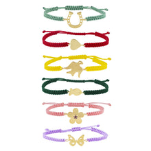 Load image into Gallery viewer, Tan Cord Medium Fish Friendship Bracelet
