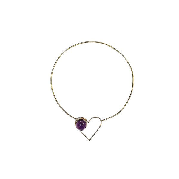 Amethyst Neck Wire