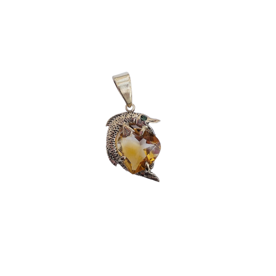 Gold Fish Pendant