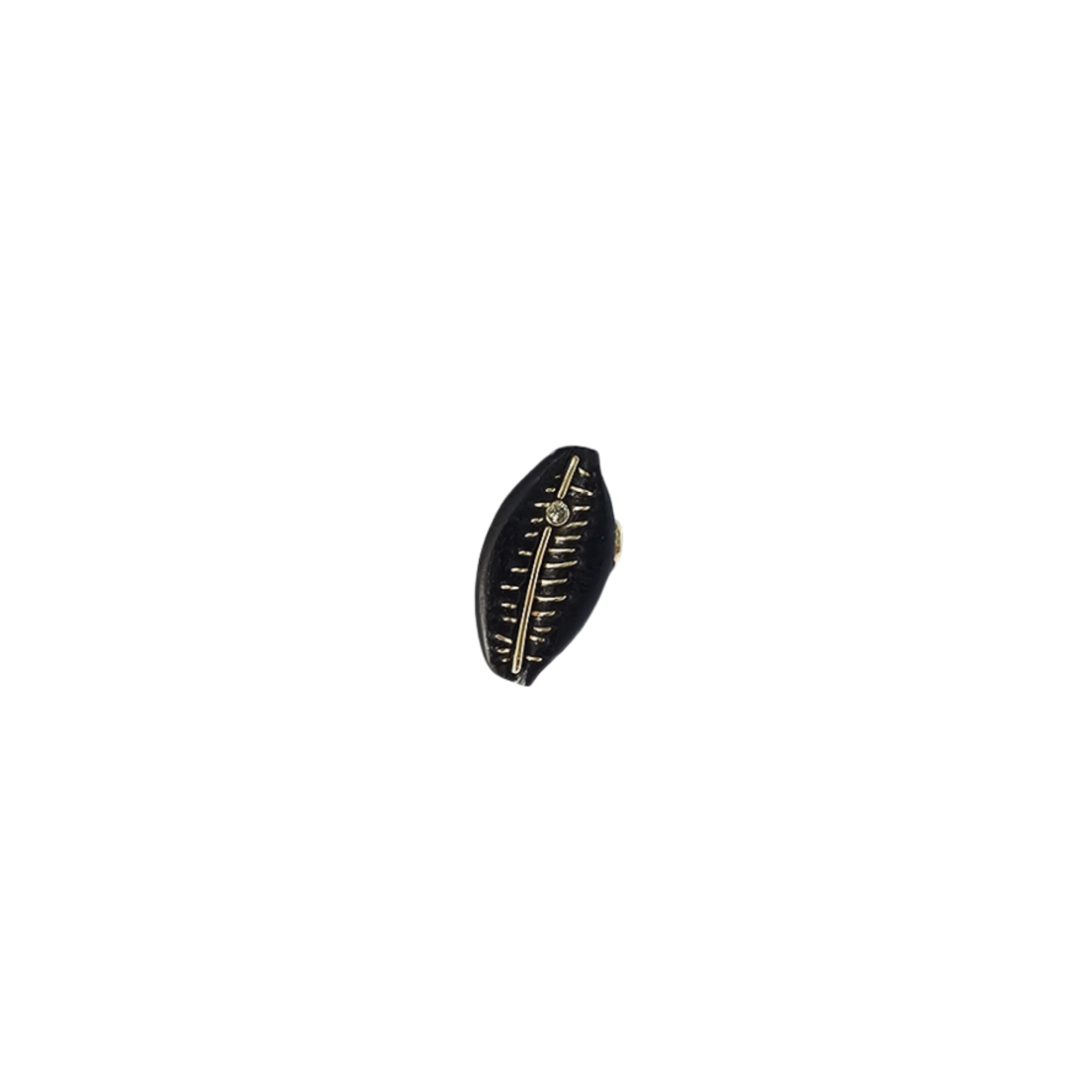 Carved Ebony Cowrie Shell – CCWW Designs