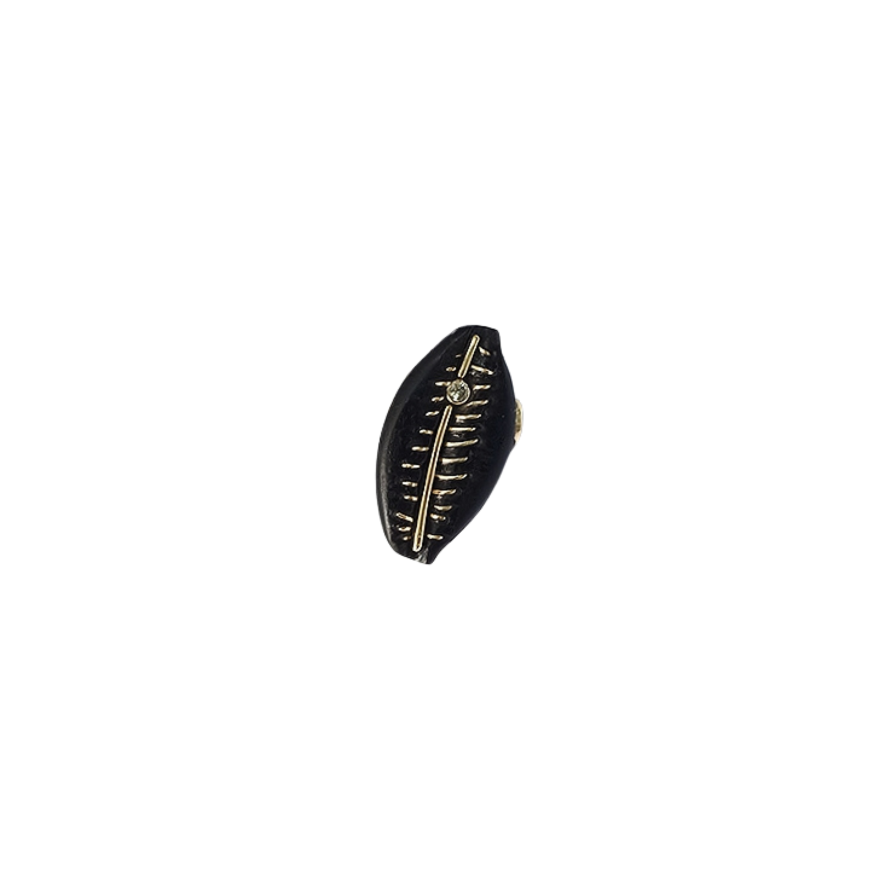 Carved Ebony Cowrie Shell – CCWW Designs