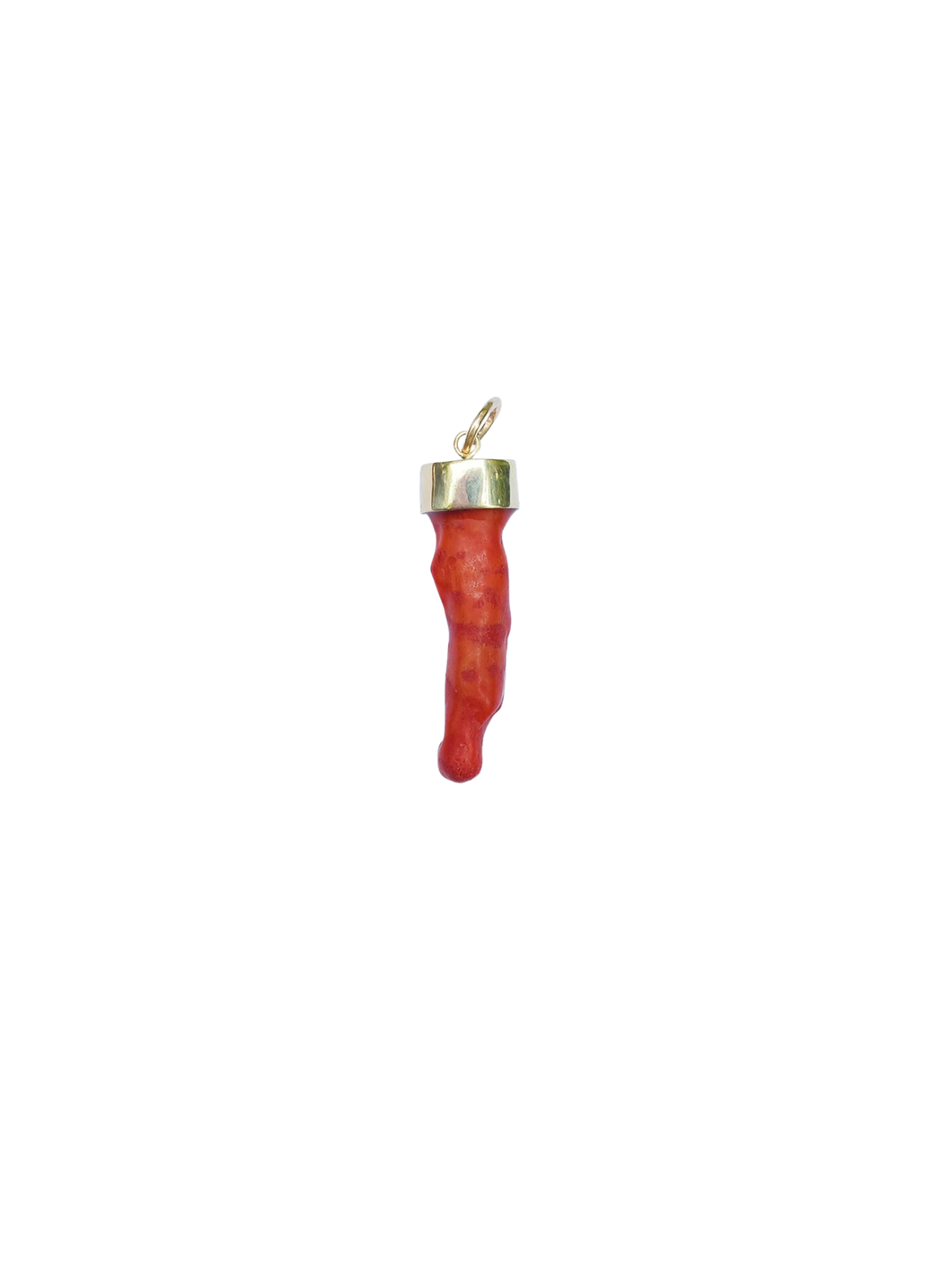 Red Apple Coral Pendant