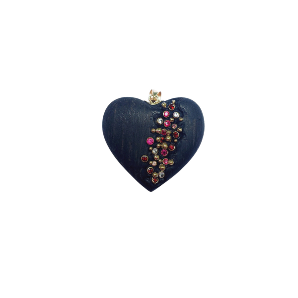 Ebony Heart Pendant