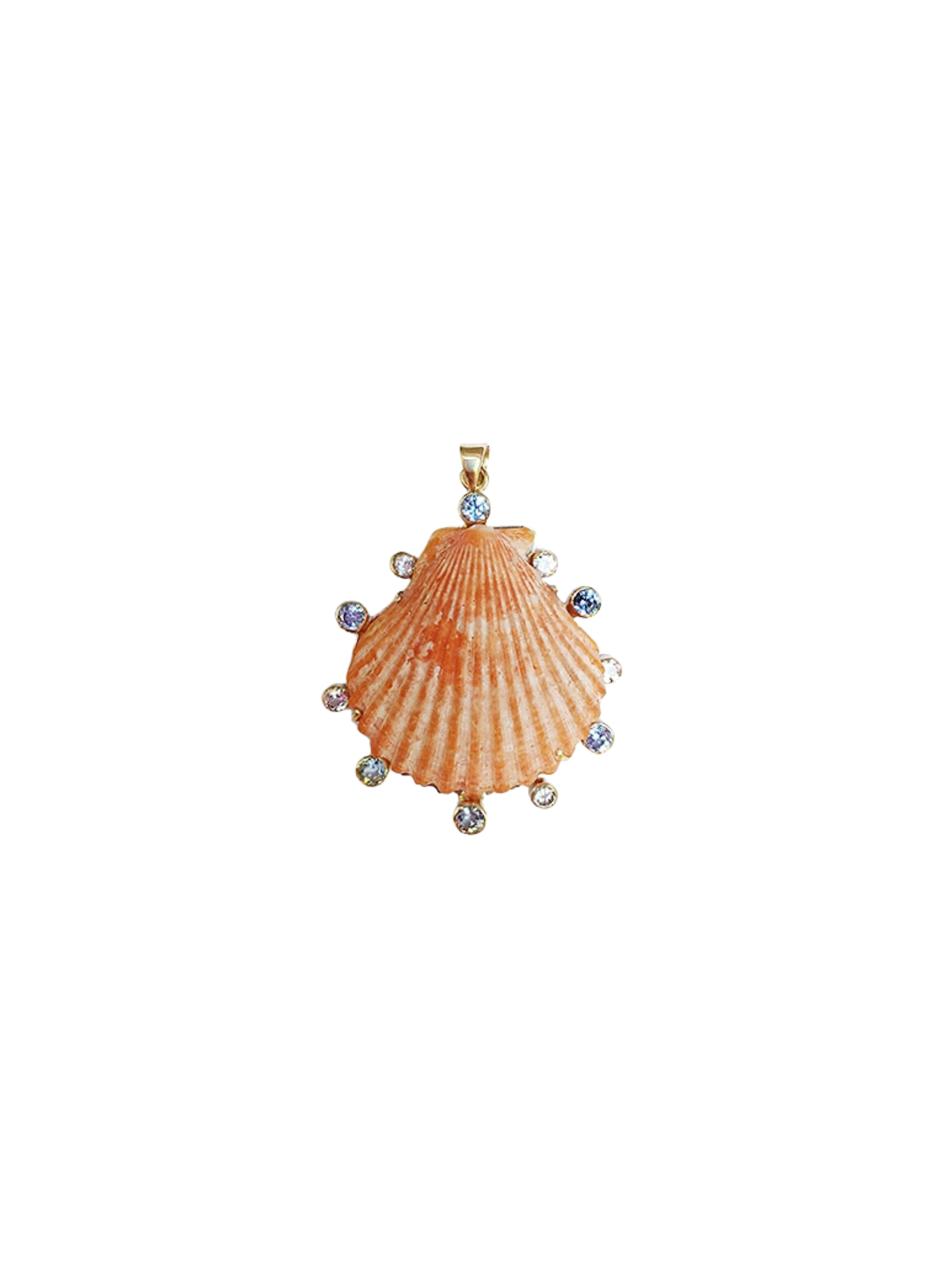 Pink Scallop Halo Shell – CCWW Designs