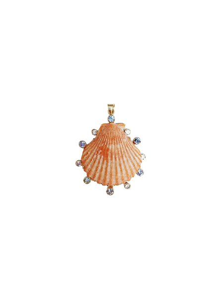 Pink Scallop Halo Shell