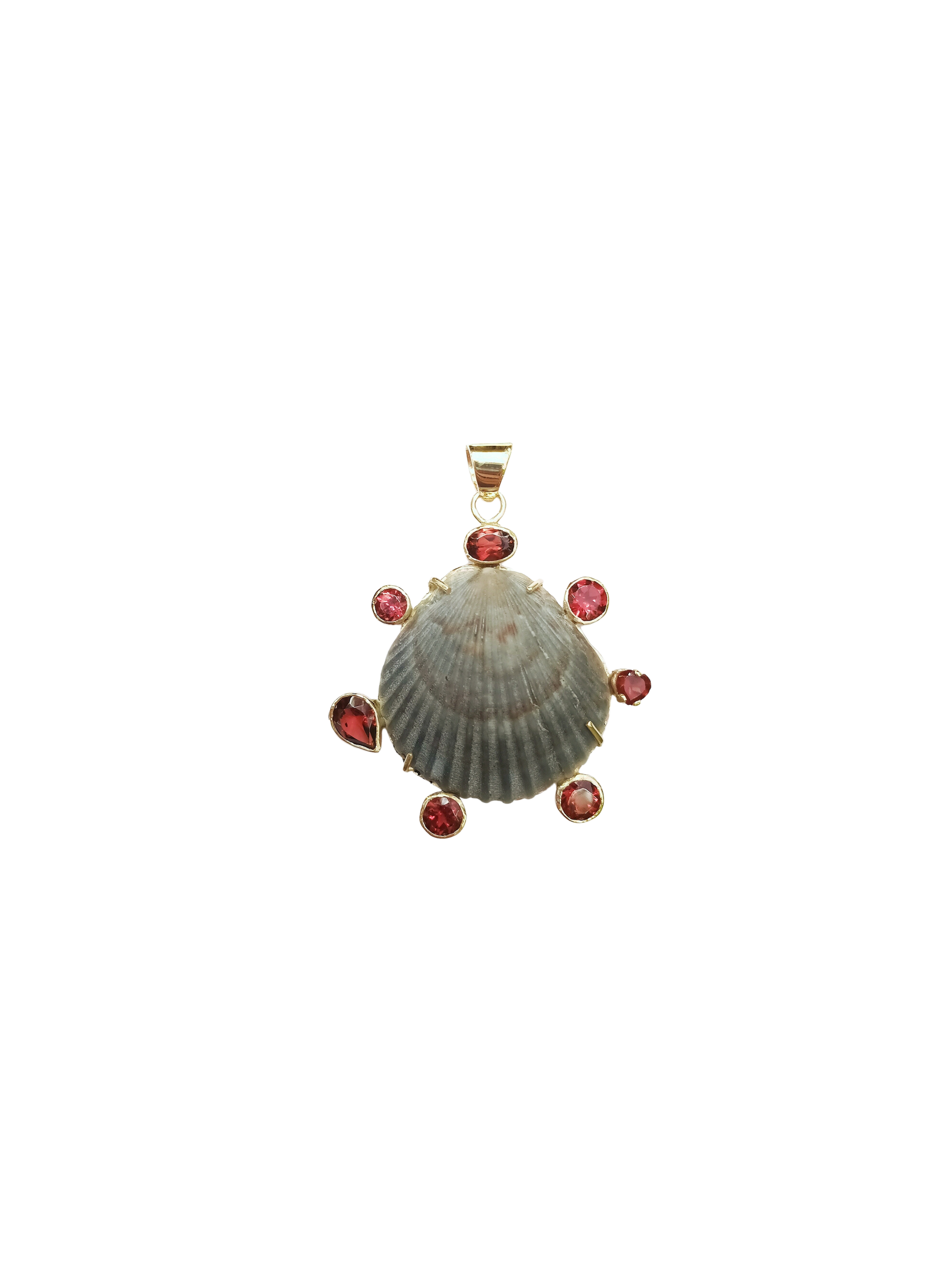 Grey Scallop Halo Shell – CCWW Designs