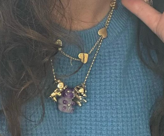 Gold Gummy Bear Bead