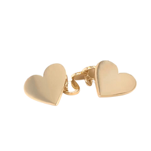 Load image into Gallery viewer, Gold Heart Cufflinks
