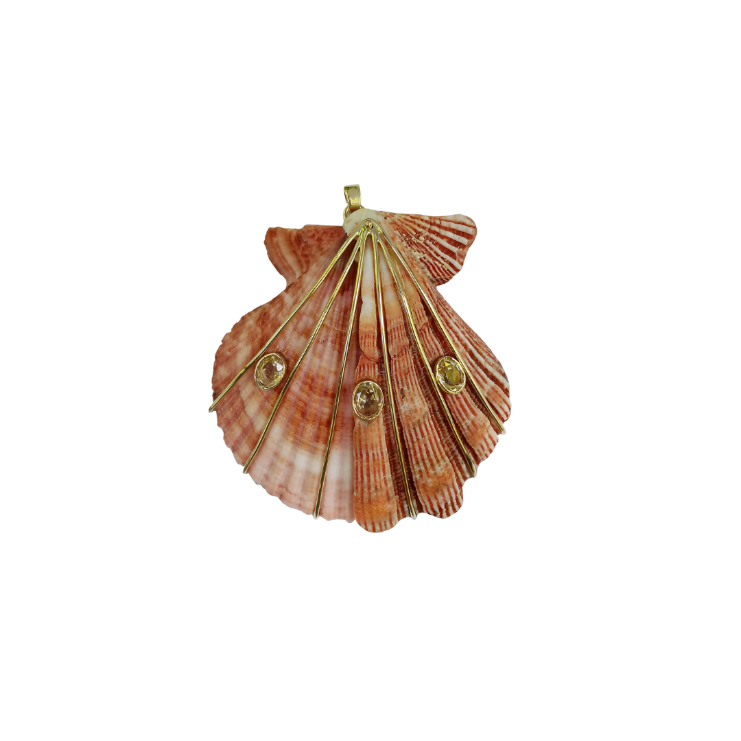 Large Pink Joined Shell – CCWW Designs
