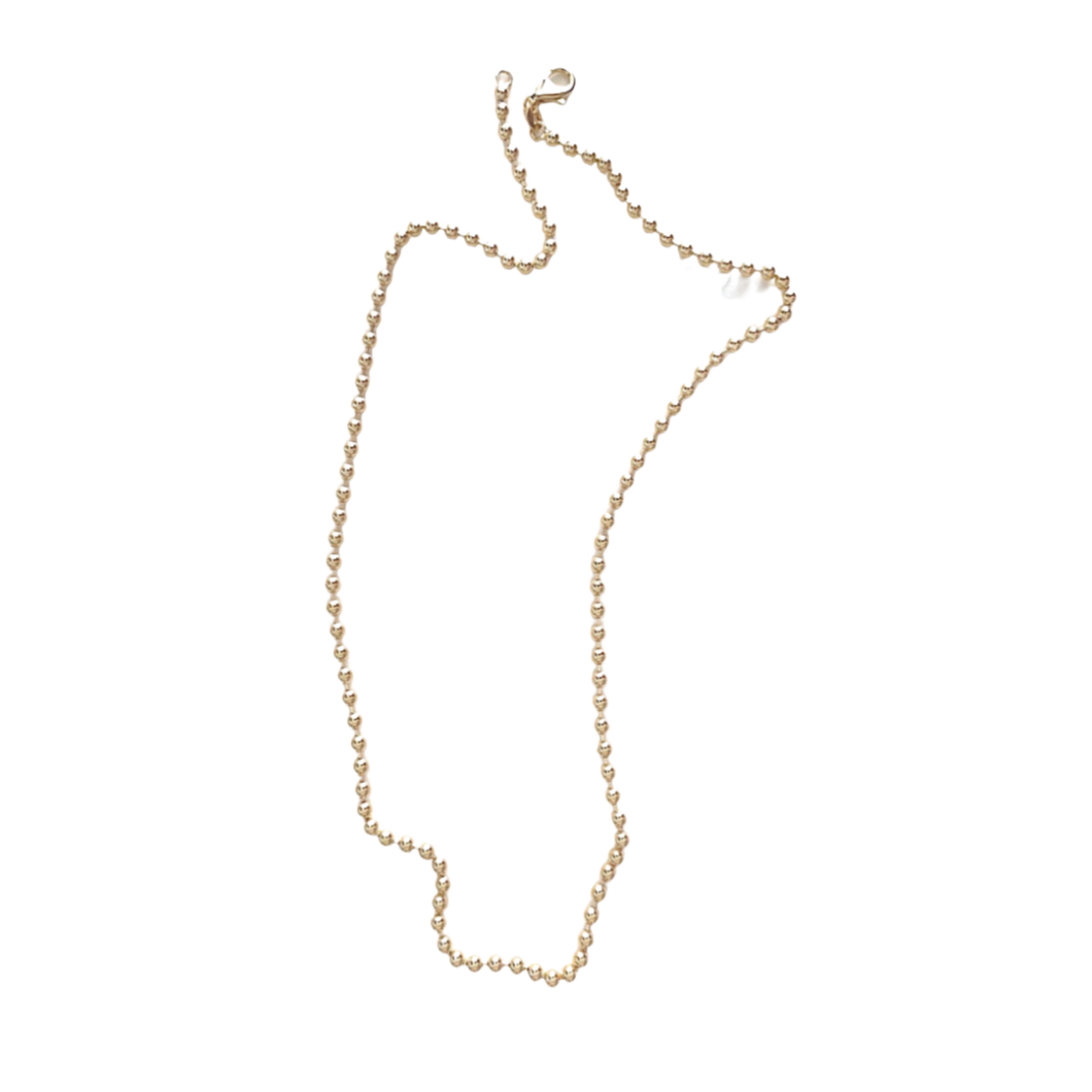 18” 3mm Gold Bead Chain