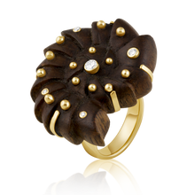 Load image into Gallery viewer, Chestnut Ammonite Ring
