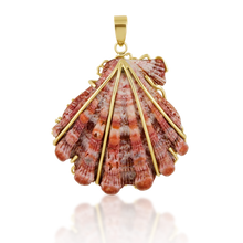 Load image into Gallery viewer, Pink Lion’s Paw Pendant
