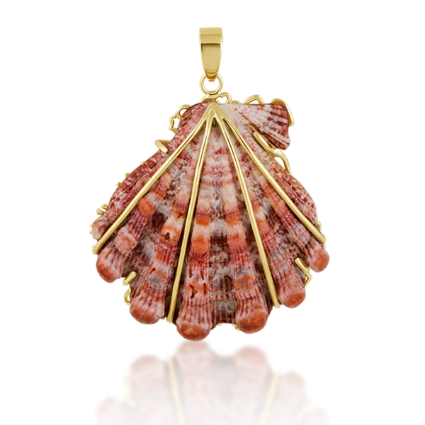 Pink Lion’s Paw Pendant