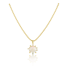 Load image into Gallery viewer, White Shell Halo Pendant

