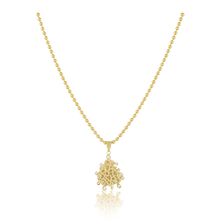 Load image into Gallery viewer, White Kitten Paw Halo Pendant
