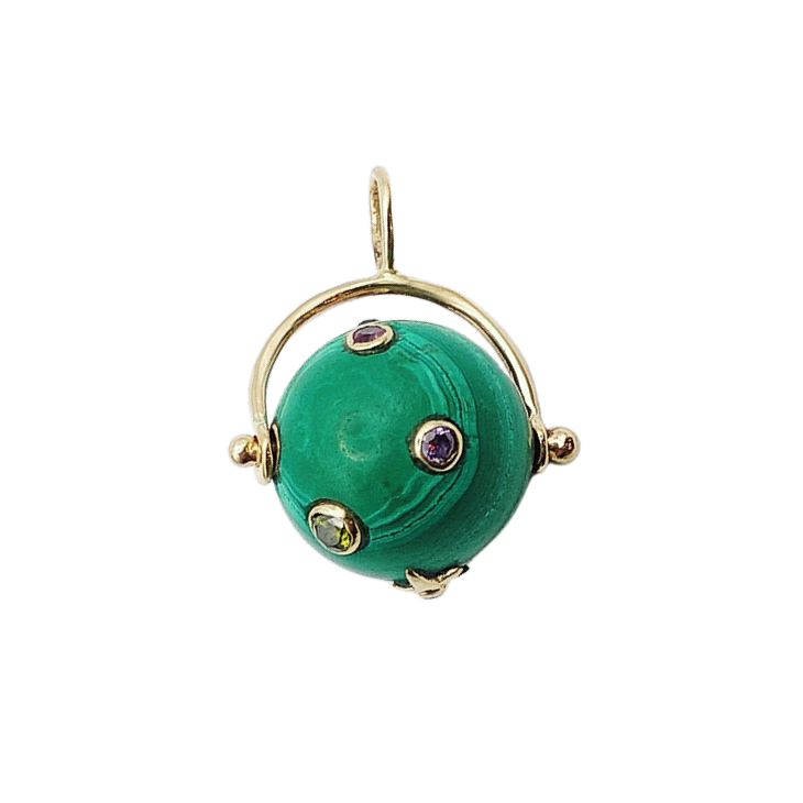 Spinning Planet Pendant