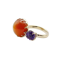 Load image into Gallery viewer, Mars + Amethyst Ring
