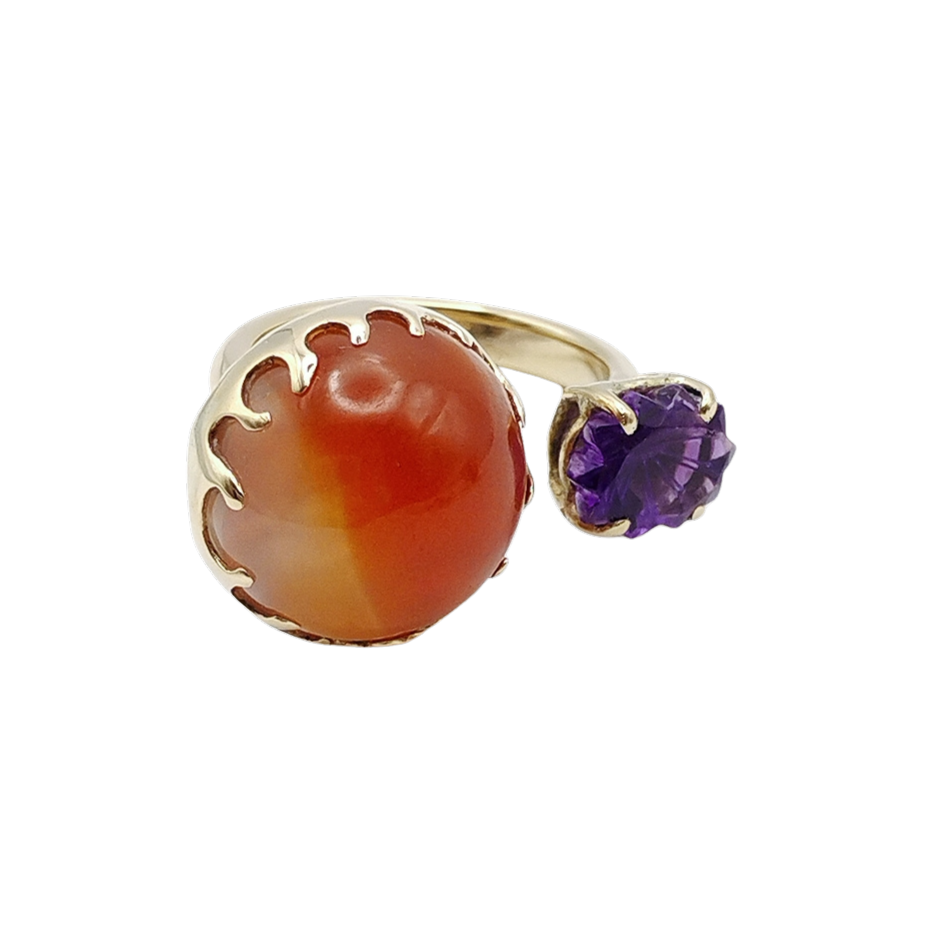 Mars + Amethyst Ring