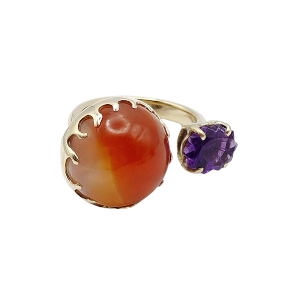 Mars + Amethyst Ring