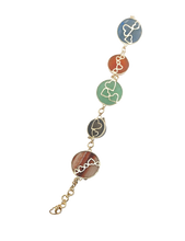 Load image into Gallery viewer, Carved Stone Planet Bracelet
