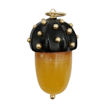Load image into Gallery viewer, Carved Stone Acorn Pendants
