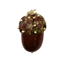 Load image into Gallery viewer, Carved Stone Acorn Pendants
