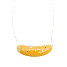 Load image into Gallery viewer, Carved Stone Studded Bean Necklace

