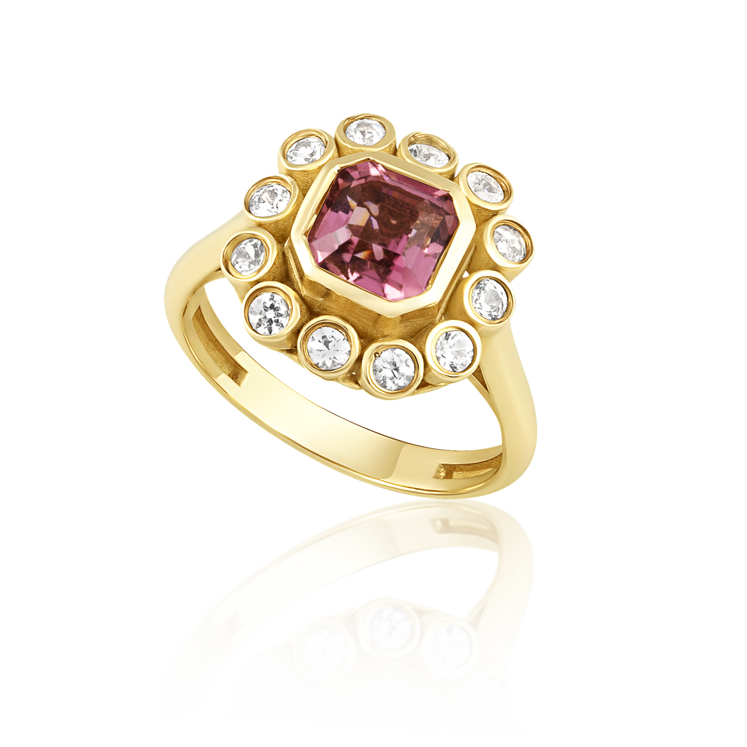 Pink Stone Ring