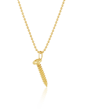 Load image into Gallery viewer, 14K Gold Screw Pendant
