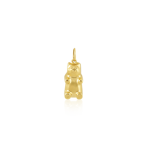 Gold Gummy Bear Pendant