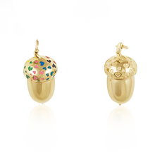 Load image into Gallery viewer, Gold Acorn Pendants
