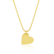 Load image into Gallery viewer, 14k Gold Floating Heart Charm
