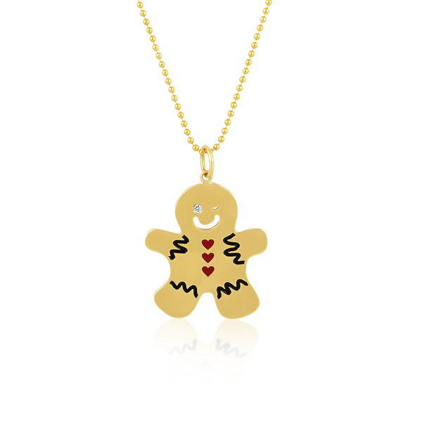 Gingerbread Man Pendant