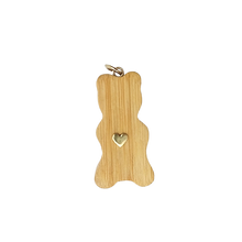 Load image into Gallery viewer, Carved Wood Gummy Bear Pendant
