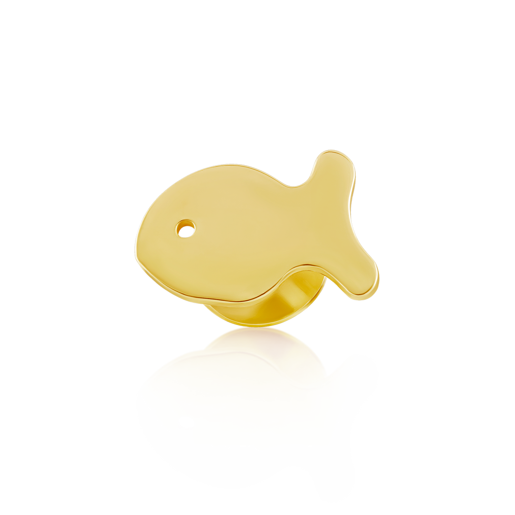 Gold Fish Pin