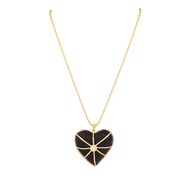 Carved Ebony Heart