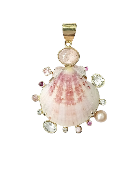 Pink Shell Pastel Pink Halo