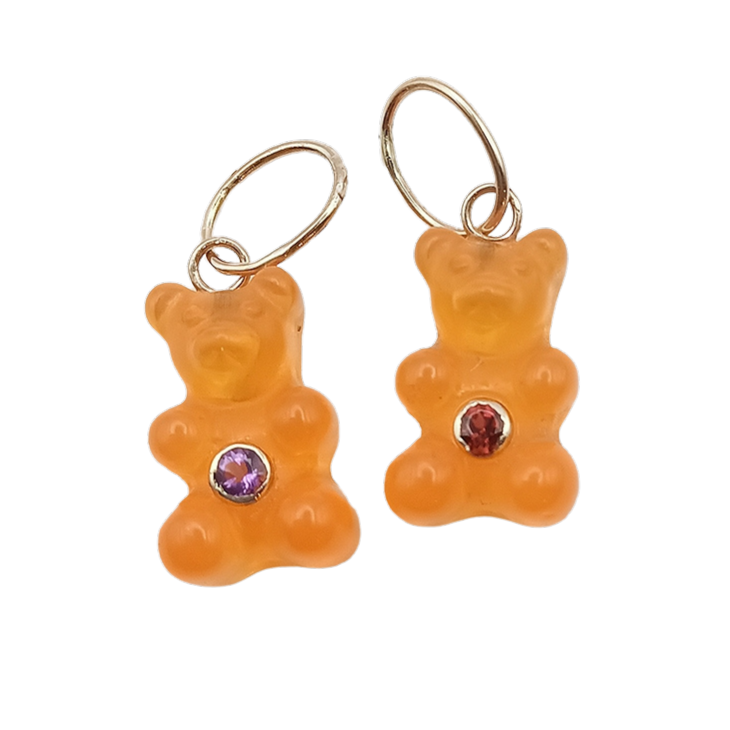 Resin Gummy Bear Pendants