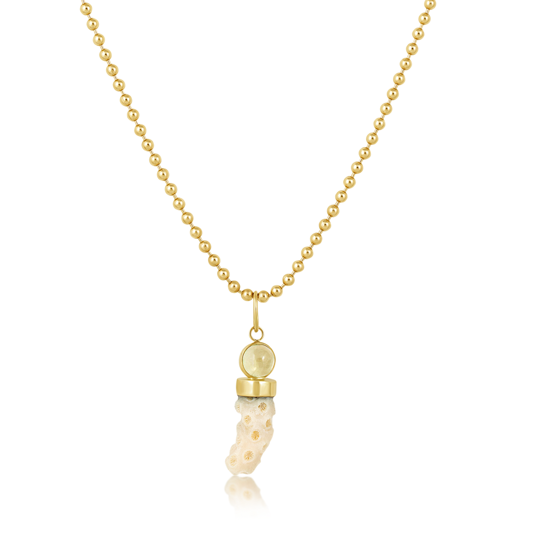 Yellow Coral Cabochon