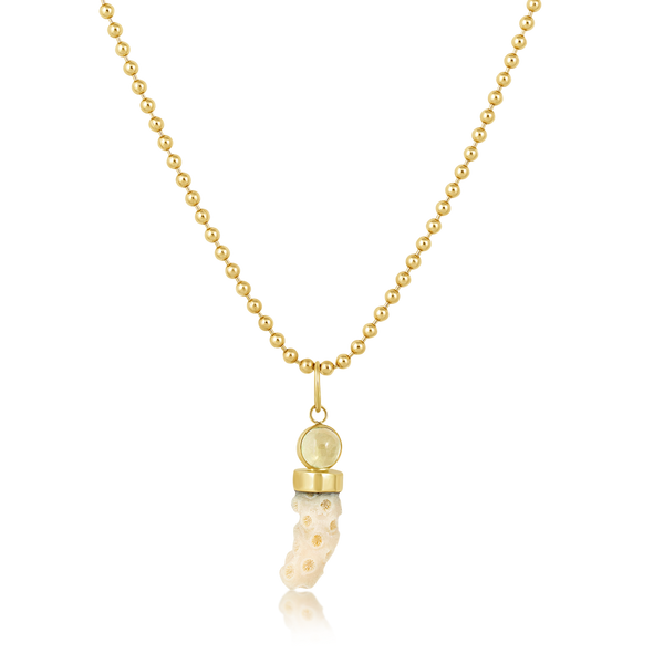 Yellow Coral Cabochon