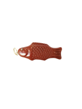 Load image into Gallery viewer, Jasper Swedish Fish Pendant
