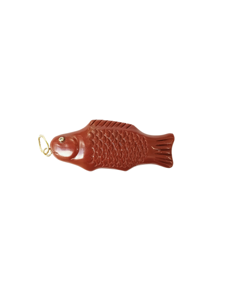 Jasper Swedish Fish Pendant