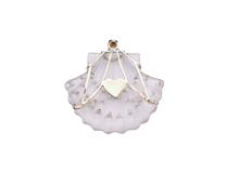 Load image into Gallery viewer, Carved Clear Rock Quartz Shell
