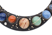 Load image into Gallery viewer, Stone Solar System Walnut Collar
