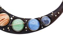 Load image into Gallery viewer, Stone Solar System Walnut Collar
